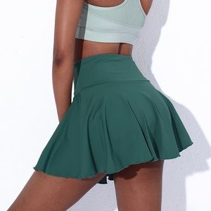 High waist golf skirt